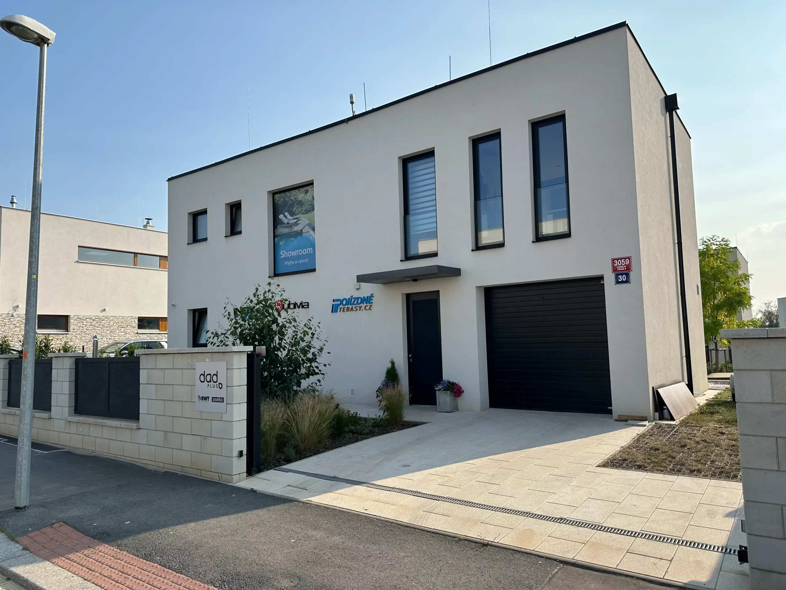 Showroom ausgestelltes Terrassenmodell